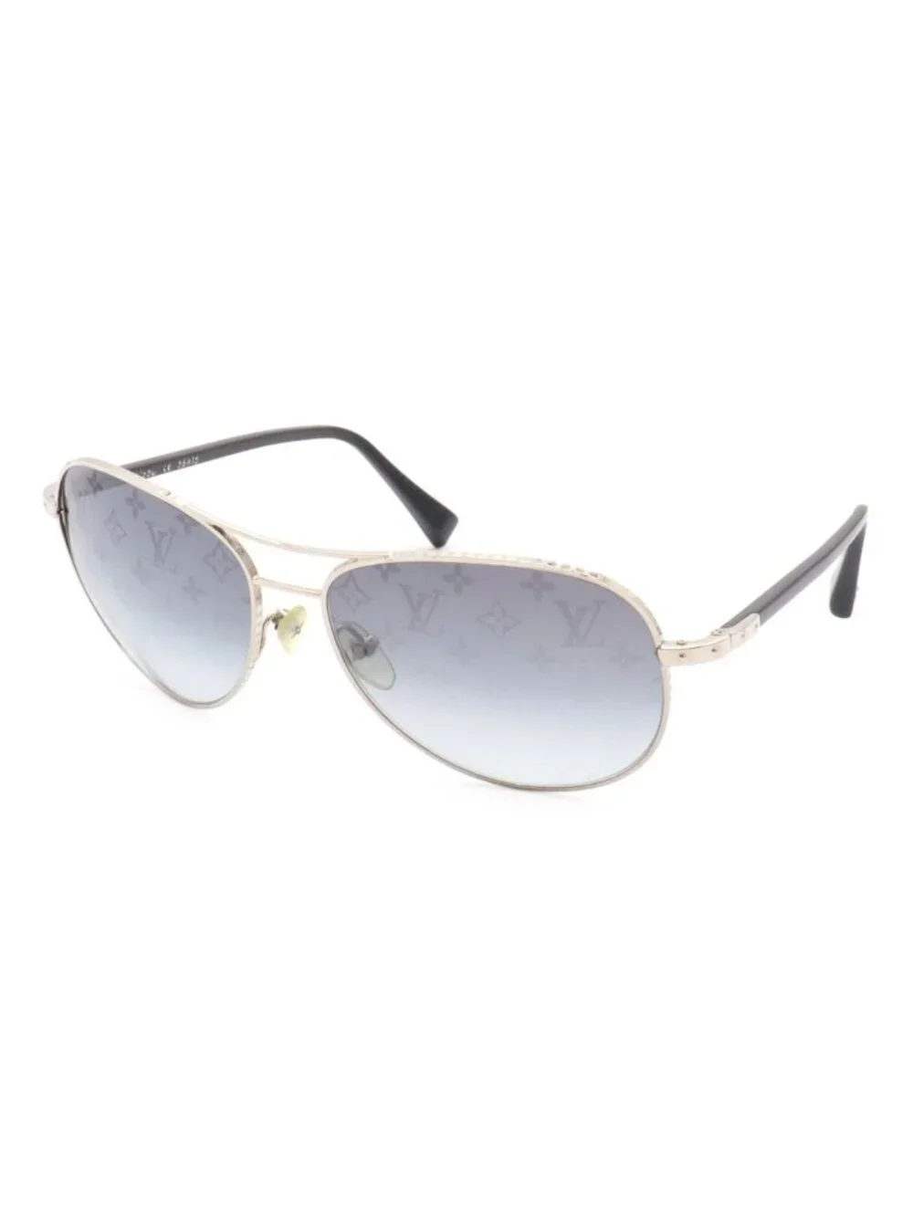 Louis Vuitton Sunglasses Monogram Conspiration Pilot Gray Gradient Teardrop